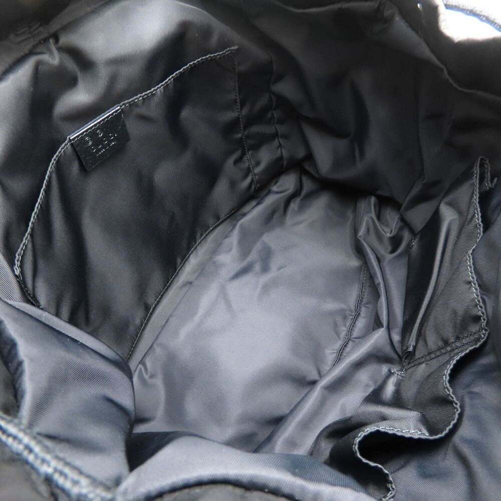 GUCCI Black Leather Backpack - Picture 6 of 16